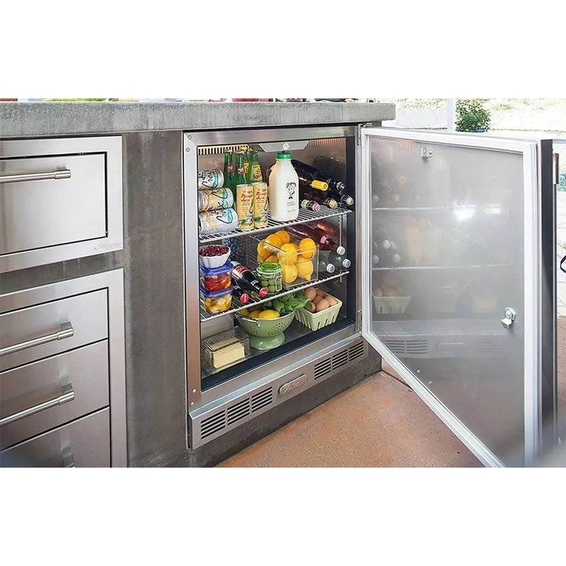 Alfresco Outdoor Rated 7.25 Cubic Foot Refrigerator, URS-1XE