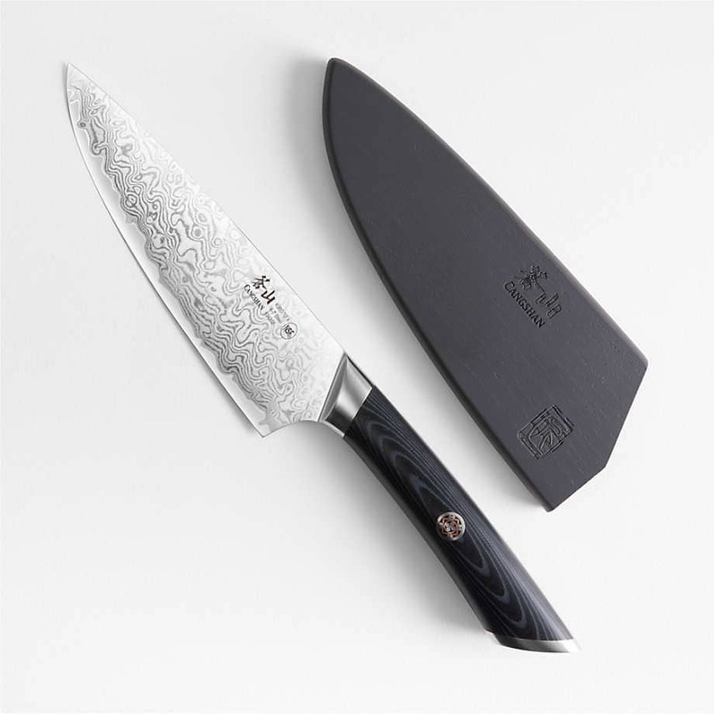 Cangshan Kuro 6-inch Chef’s Knife with Sheath