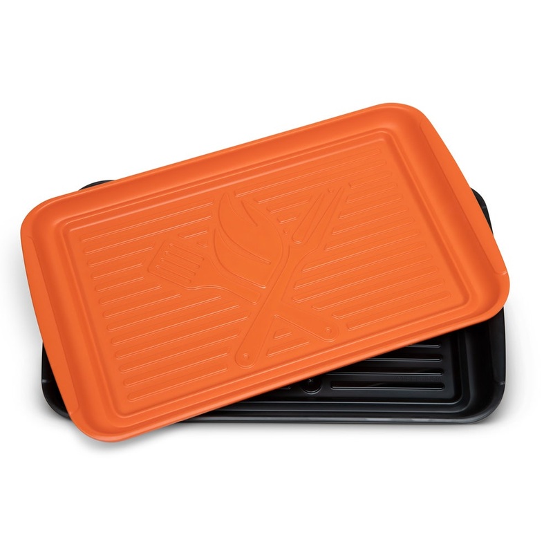 Stackable Grill Prep & Serve Trays