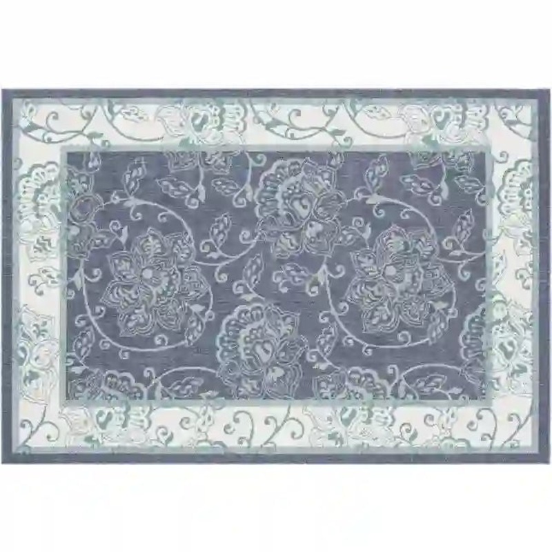 Surya 8×10 Alfresco Blue & White Outdoor Rug