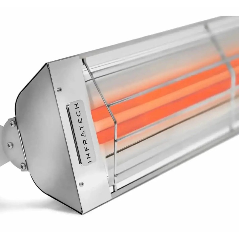 Infratech WD-6024 Series Dual Element 61.25″ Infrared Electric Patio Heater, 240 Volt