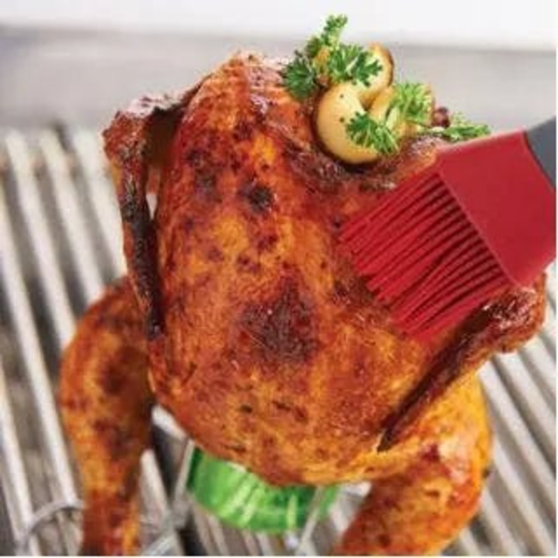 GrillPro Chrome Wire Beer Can Chicken Roaster