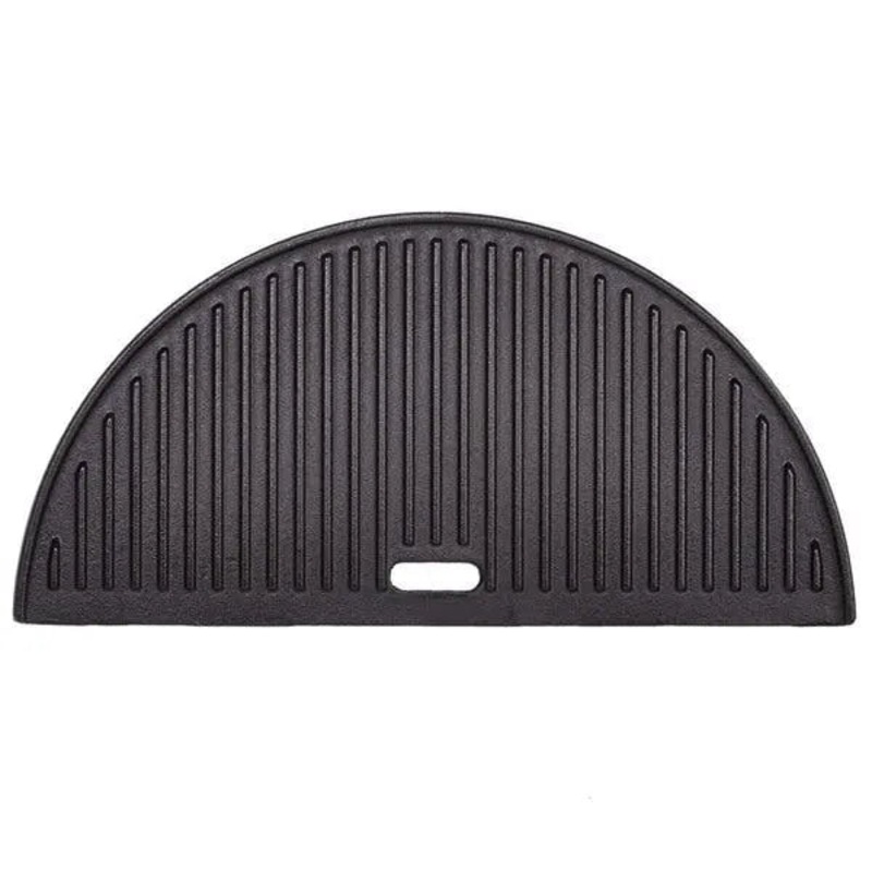 Kamado Joe Half Moon Cast Iron Reversible Griddle for Classic Joe 18″ Grill