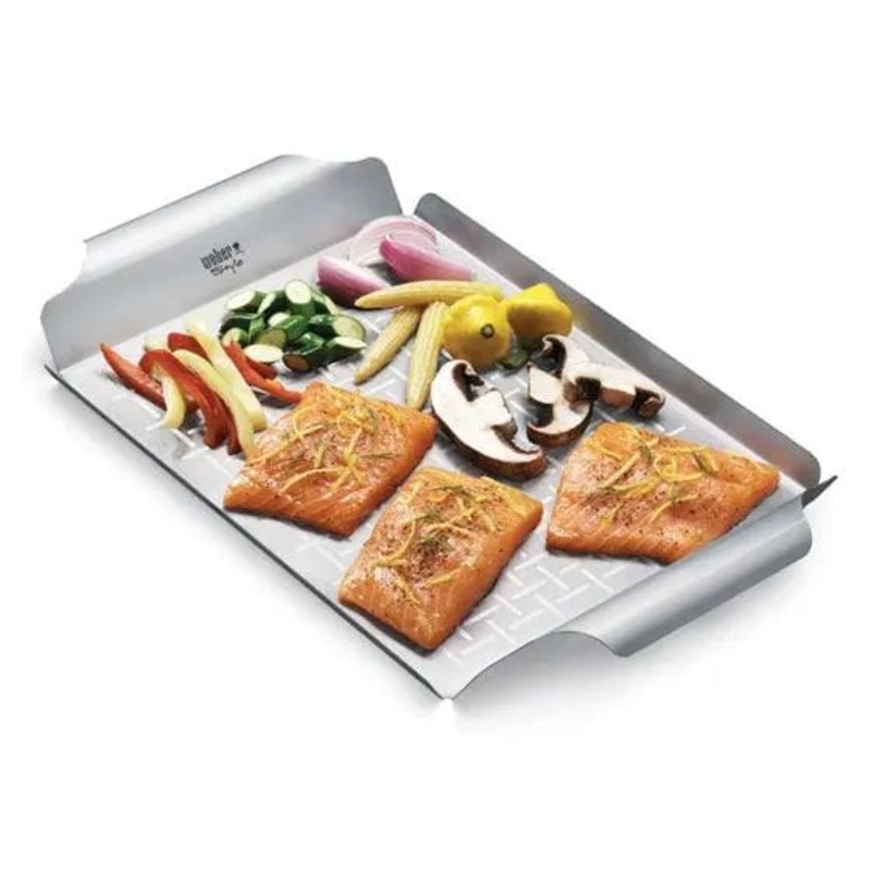 Weber Stainless Steel Deluxe Grilling Pan