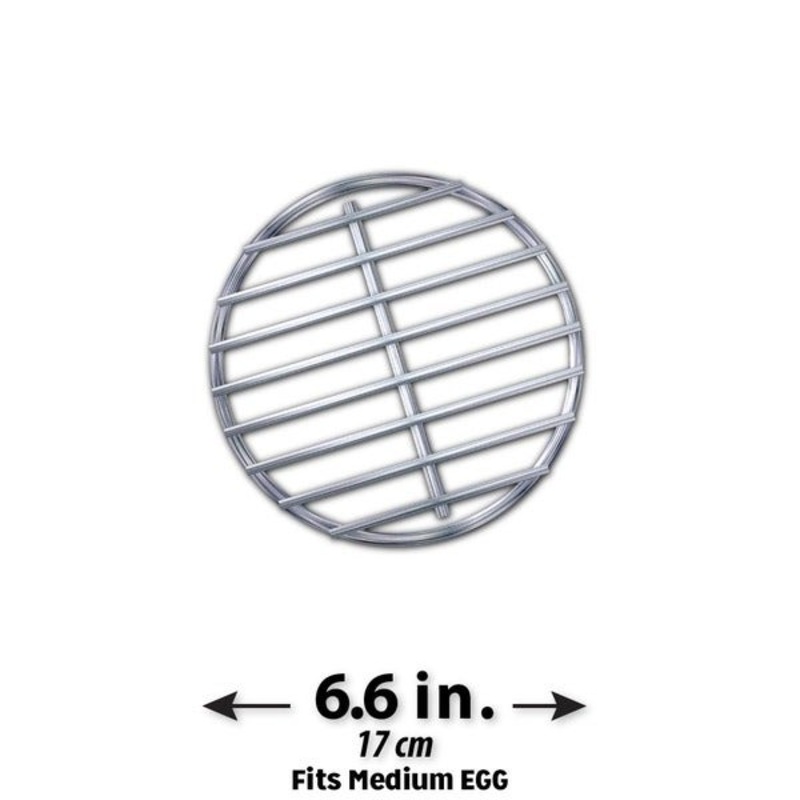 High-Que Stainless Steel High-Heat Firegrate Upgrade for Big Green Egg