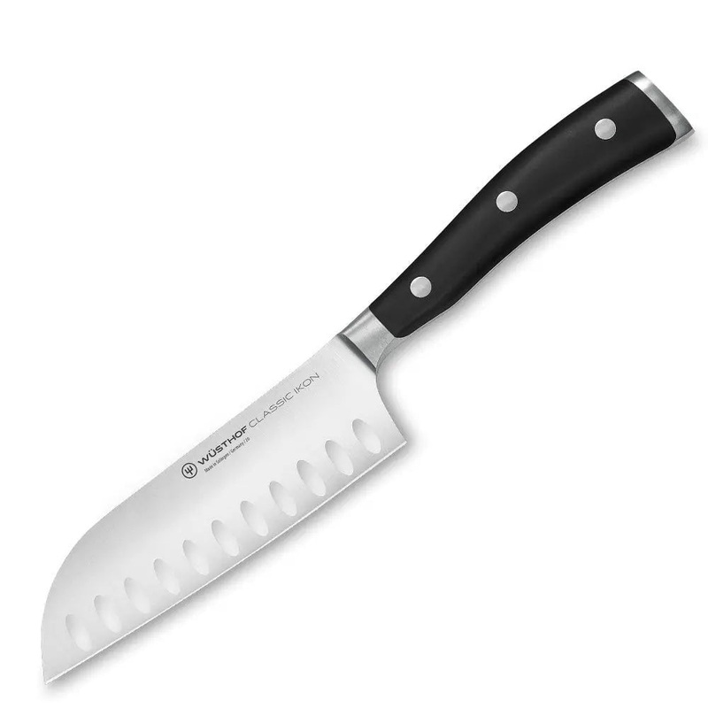 Wusthof 5″ Classic Ikon Santoku Knife, Granton Edge