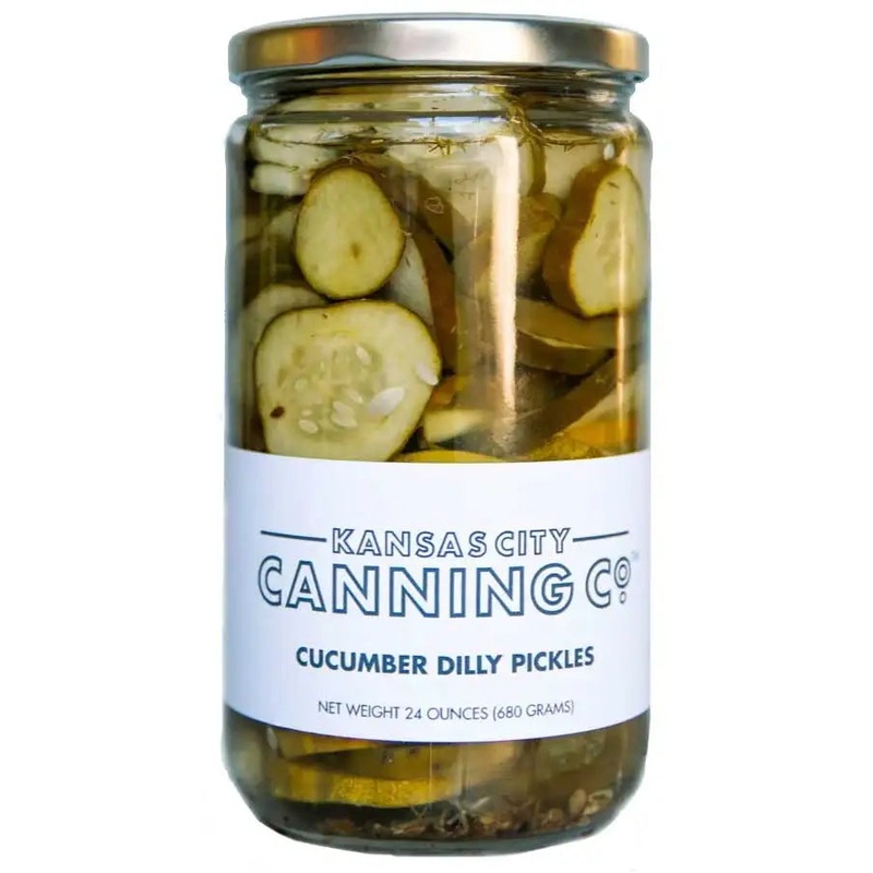 Kansas City Canning Co Cucumber Dilly Pickles, 24oz