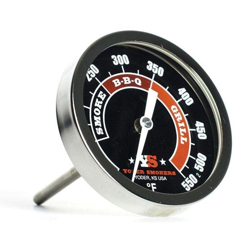 Yoder Smokers Tel-Tru Door Thermometer, Threaded