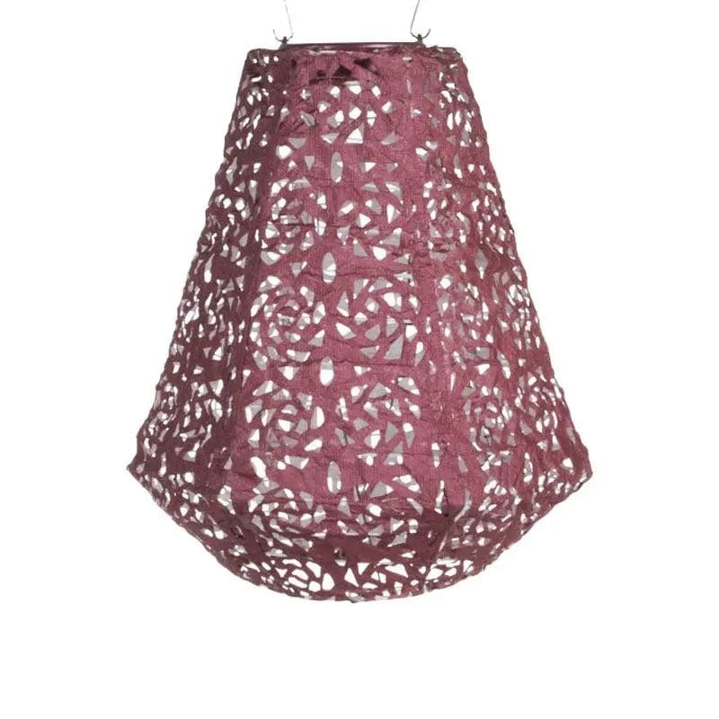 Allsop Soji Stella Prism Solar Lantern in Metallic Orchid