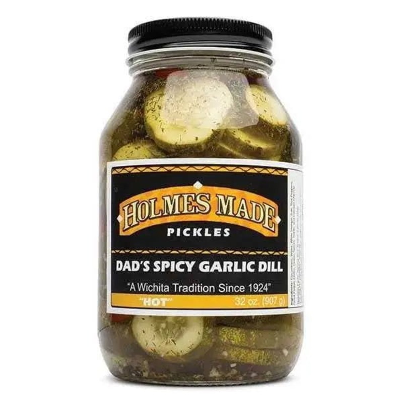 Holmes Made Dad’s Spicy Garlic Dill Pickles