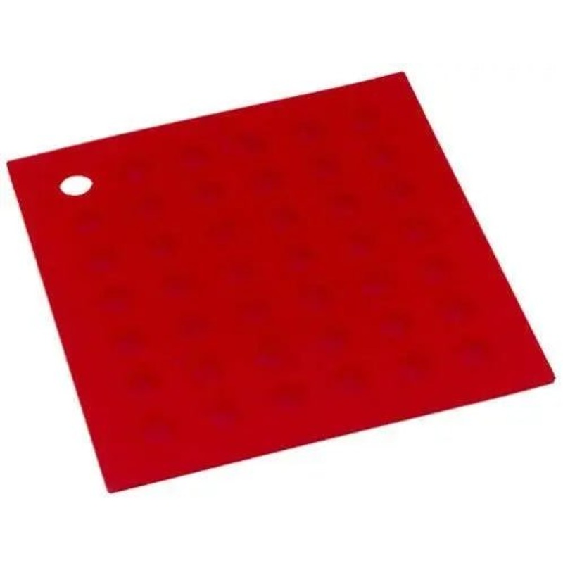 Lamson HotSpot Red 7×7 Silicone Potholder and Trivet