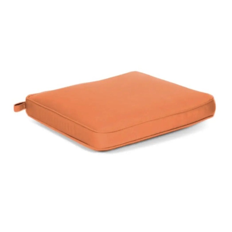 Casual Cushion Deluxe Dining Seat Cushion in Canvas Tangerine