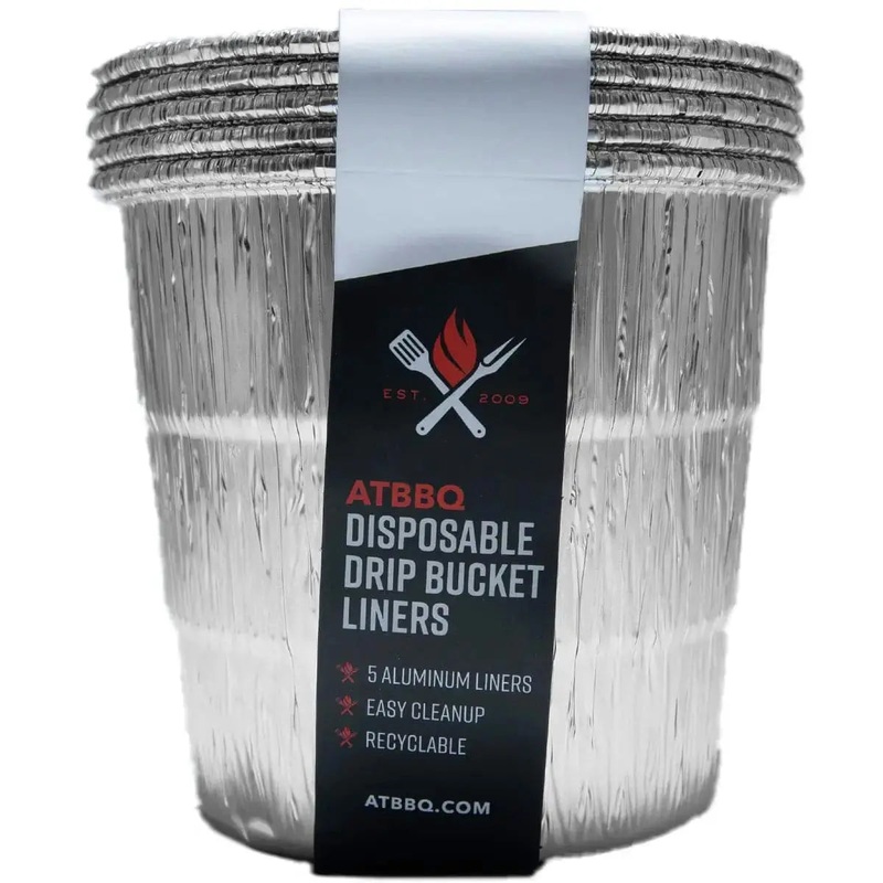 Disposable Drip Bucket Liner 5-Pack for 1-Quart and Yoder Smoker Drip Bucket