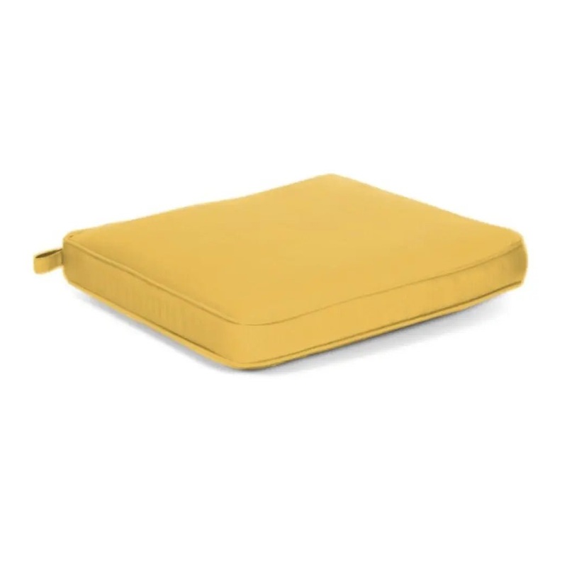 Casual Cushion Deluxe Dining Seat Cushion in Spectrum Daffodil