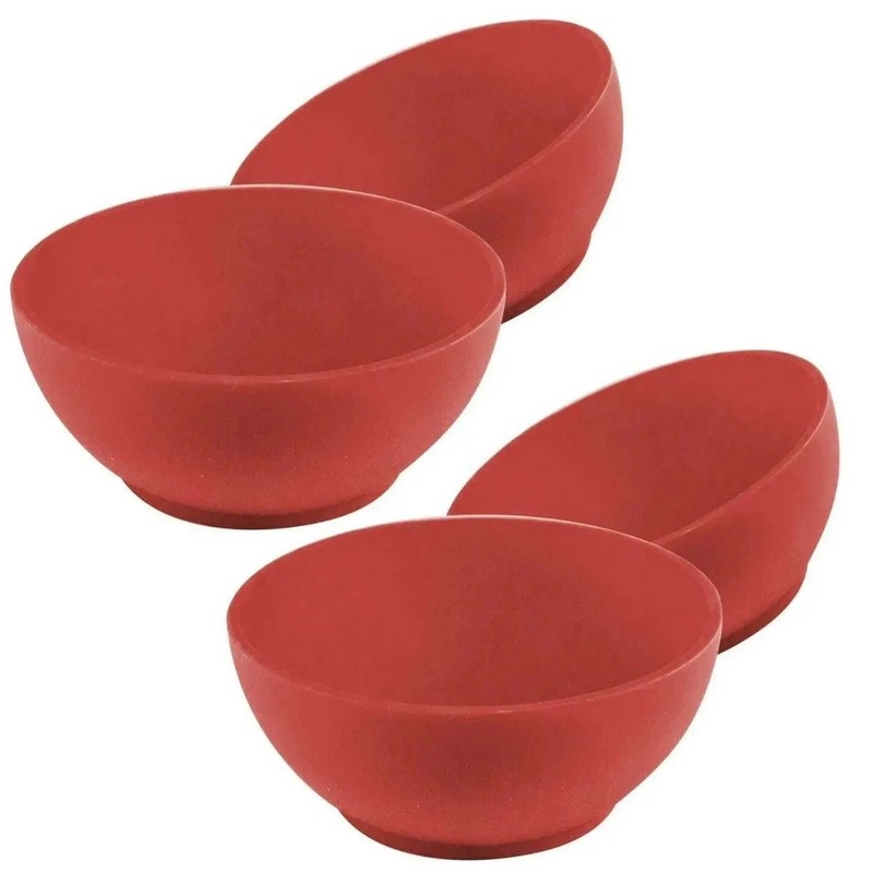 Lamson HotSpot Silicone Pinch Cups in Red, Set of 4