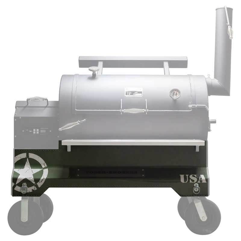 Yoder Smokers YS1500 Competition Cart Magnetic Wrap – Military Green