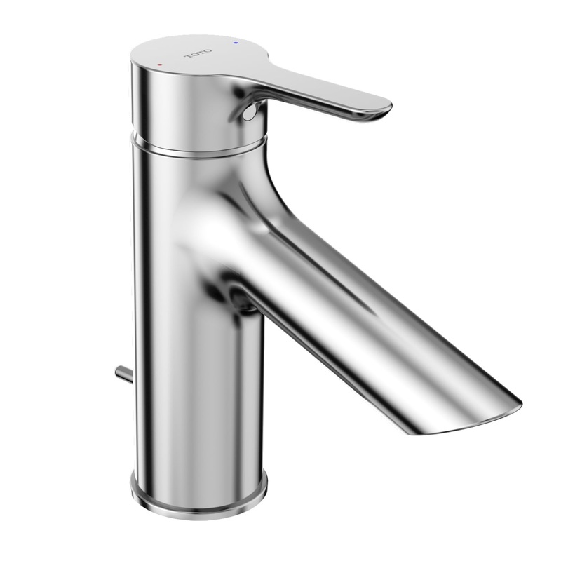 TOTO TLS01301U#CP LB Series Single Handle Bathroom Sink Faucet with Drain Assembly, Polished Chrome
