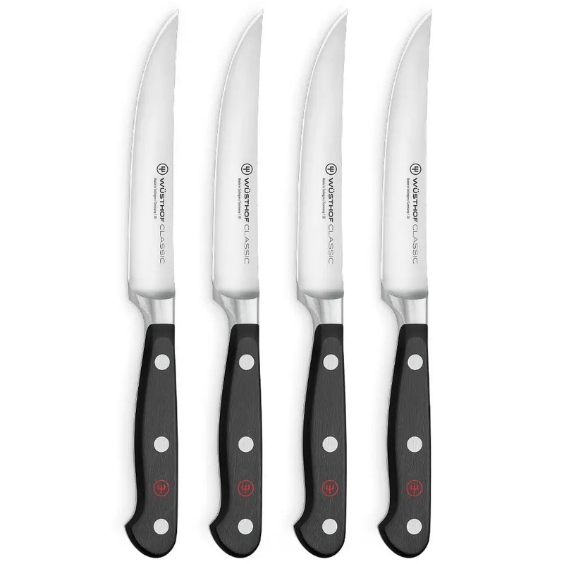Wusthof Classic 4-Piece 4 1/2″ Steak Knife Set