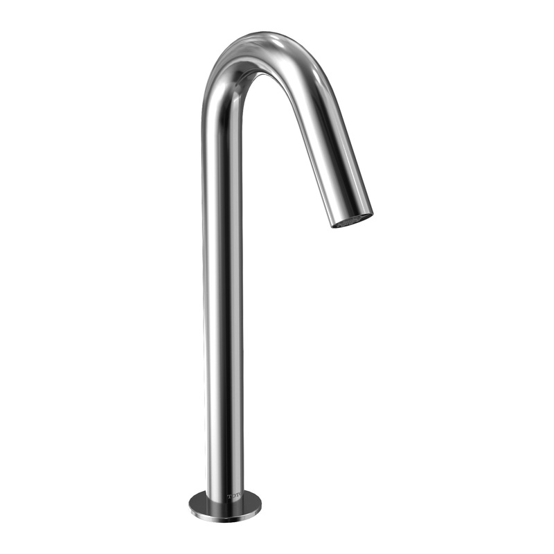 TOTO TLE26008U1#CP Helix EcoPower or AC 0.5 GPM Touchless Bathroom Faucet Spout, Polished Chrome