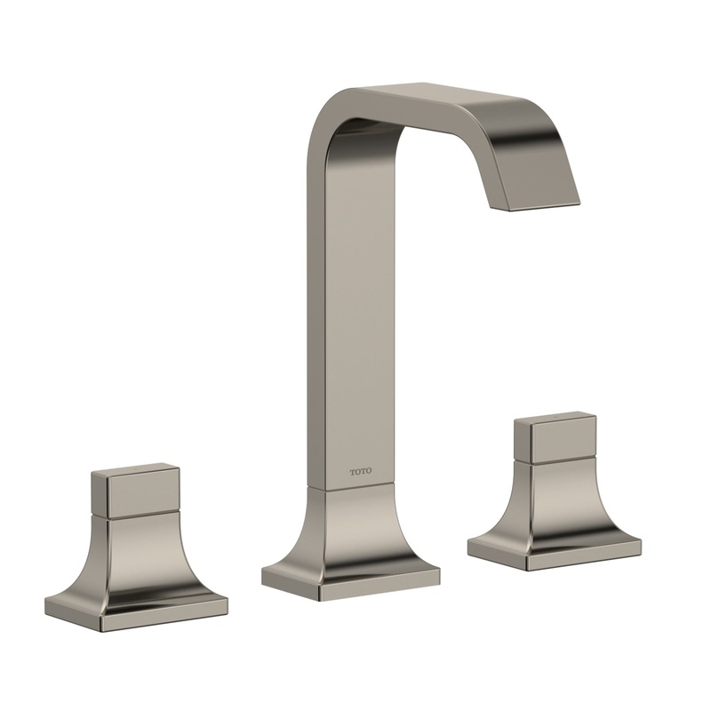 TOTO TLG08201U#PN GC 1.2 GPM Two Handle Widespread Bathroom Sink Faucet, Polished Nickel