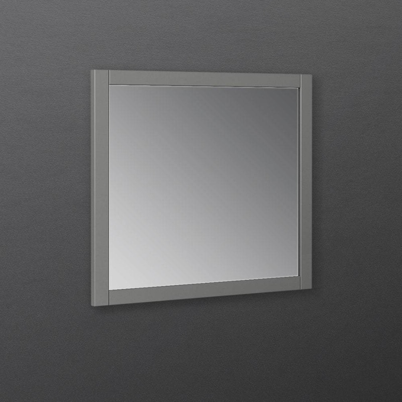 Fresca FMR2303VG Manchester Regal 30″ Traditional Bathroom Mirror in Gray Wood Veneer
