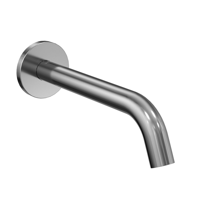 TOTO T26L51A#CP Helix Wall-Mount AC Powered 0.5 GPM Touchless Bathroom Faucet, Polished Chrome
