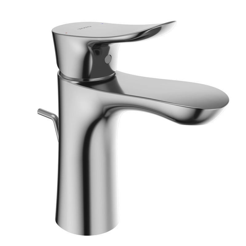 TOTO TLG01301U#CP GO 1.2 GPM Single Handle Bathroom Sink Faucet with Drain Assembly, Polished Chrome