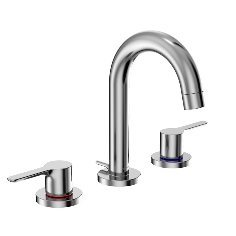 TOTO TLS01201U#CP LB Series Two Handle Widespread 1.2 GPM Bathroom Sink Faucet with Drain Assembly