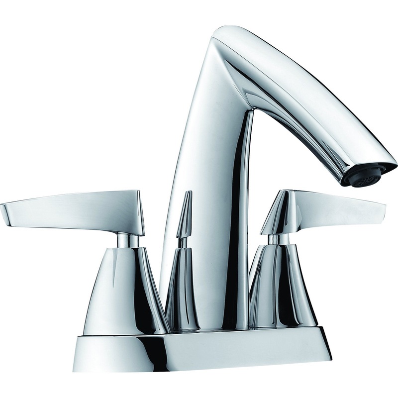 ALFI Brand AB1003-PC Polished Chrome Two-Handle 4″ Centerset Bathroom Faucet