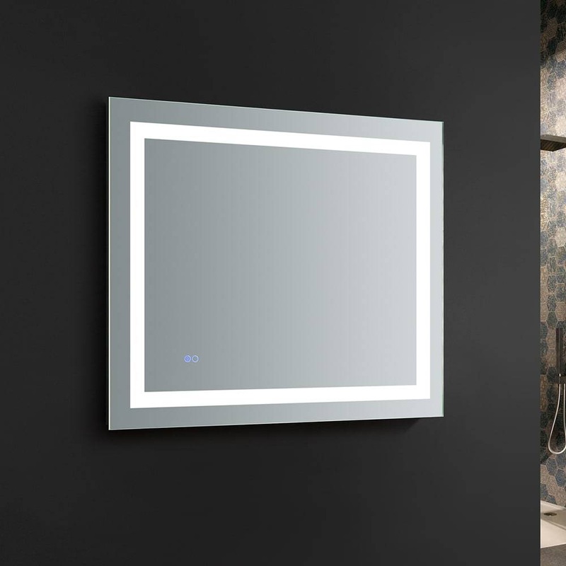 Fresca FMR023630 Santo 36″ Wide x 30″ Tall Bathroom Mirror with LED Lighting