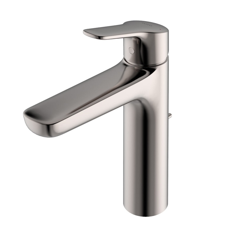 TOTO TLG03303U#PN GS Series Single Handle Bathroom Faucet for Sink with Drain Assembly, Polished Nickel