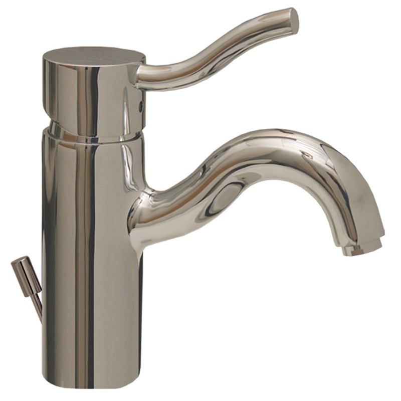 Whitehaus 3-4440-C Venus Single Hole/Single Lever Bathroom Faucet with Pop-up Waste