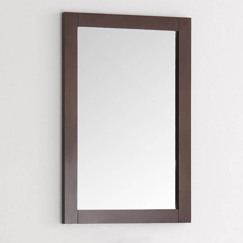Fresca FMR2301AC Greenwich 20″ Traditional Bathroom Mirror in Antique Coffee