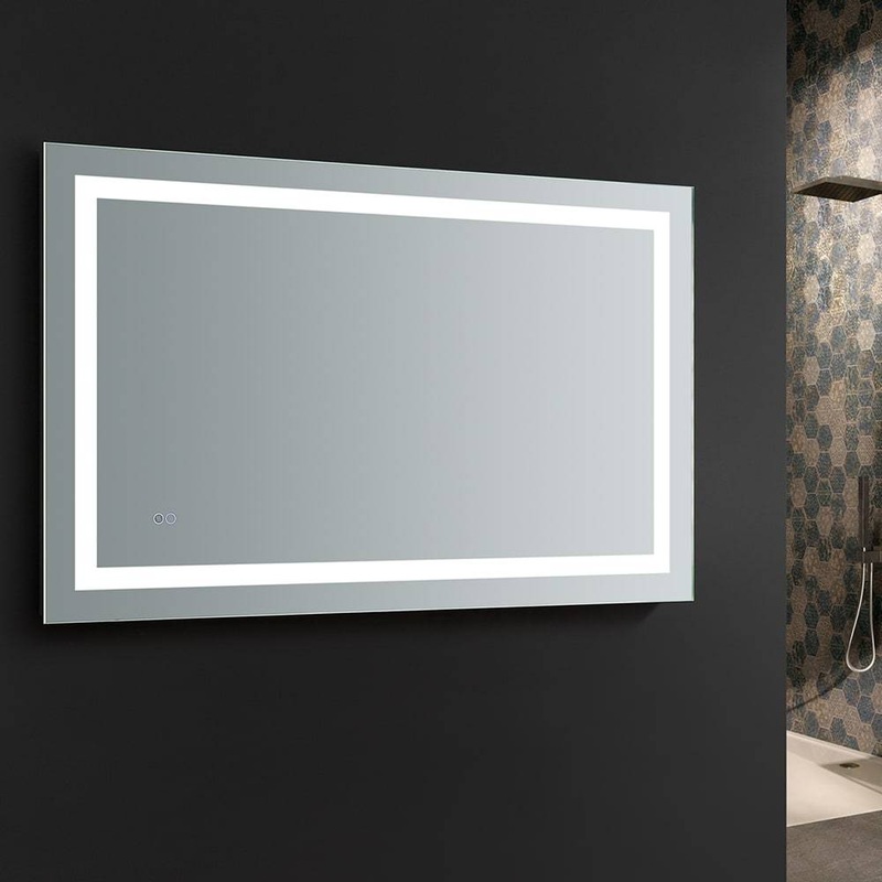 Fresca FMR024830 Santo 48″ Wide x 30″ Tall Bathroom Mirror with LED Lighting