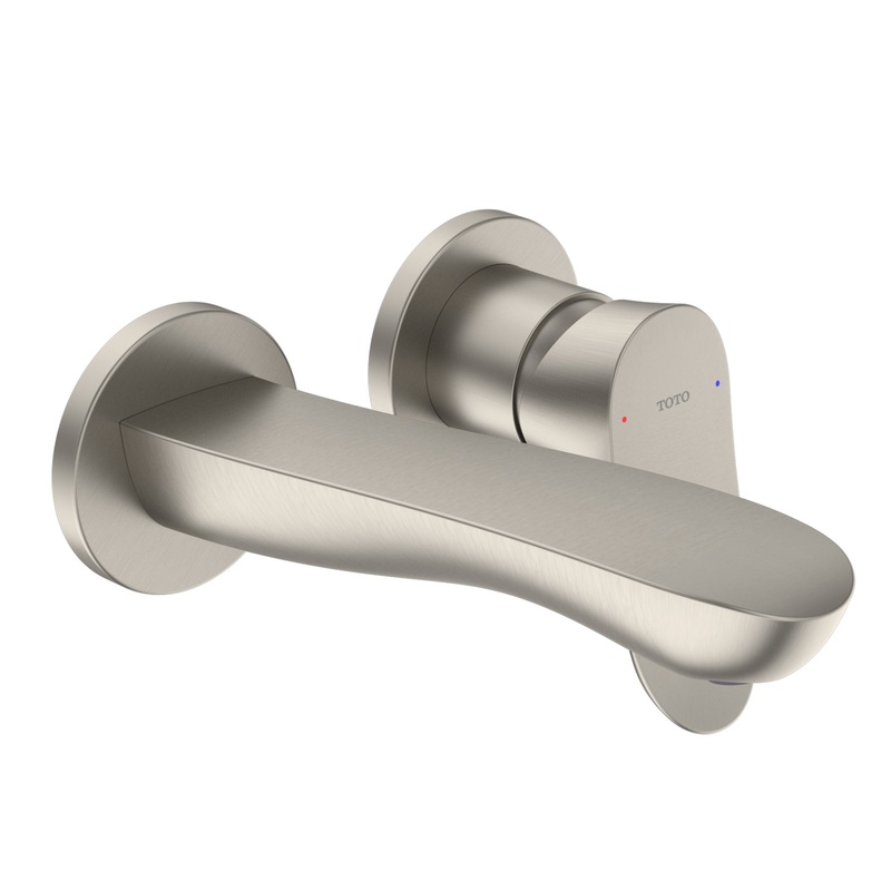 TOTO TLG01310UA#BN GO Wall-Mount Single-Handle Bathroom Faucet in Brushed Nickel