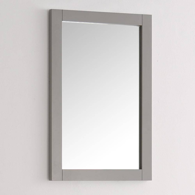 Fresca FMR2302GR Hartford 20″ Traditional Bathroom Mirror in Gray