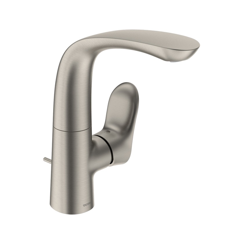 TOTO TLG01309U#BN GO 1.2 GPM Single Side-Handle Bathroom Sink Faucet with Drain Assembly, Brushed Nickel