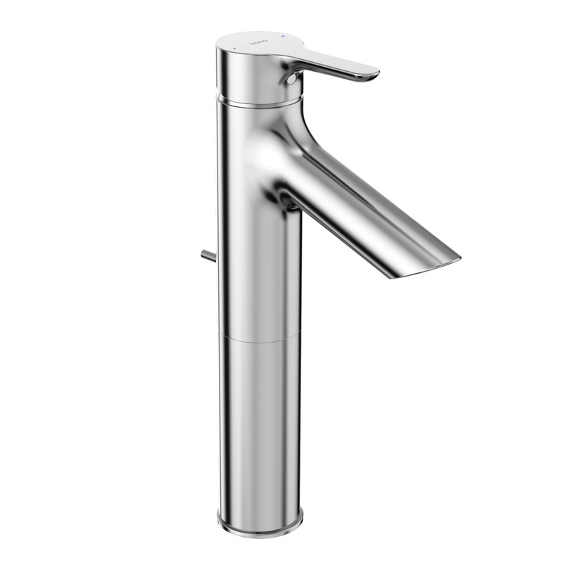 TOTO TLS01304U#CP LB Series Single Handle Bathroom Faucet for Sink with Drain Assembly, Polished Chrome