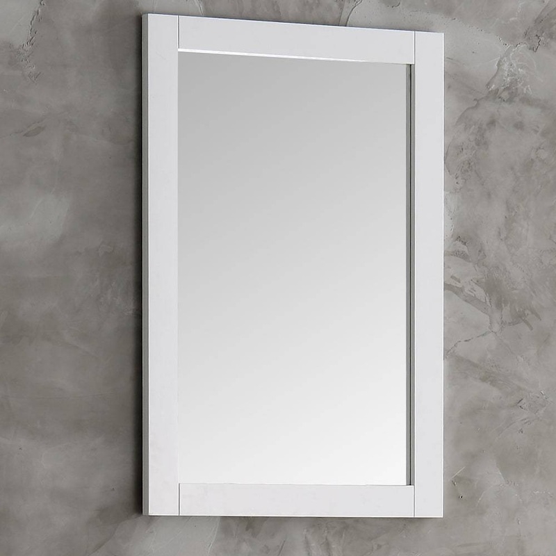 Fresca FMR2302WH Hartford 20″ Traditional Bathroom Mirror in White