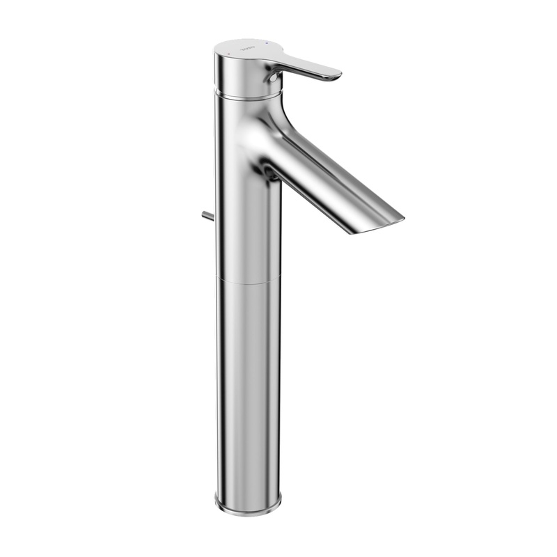 TOTO TLS01307U#CP LB Series Single Handle Bathroom Faucet for Sink with Drain Assembly, Polished Chrome