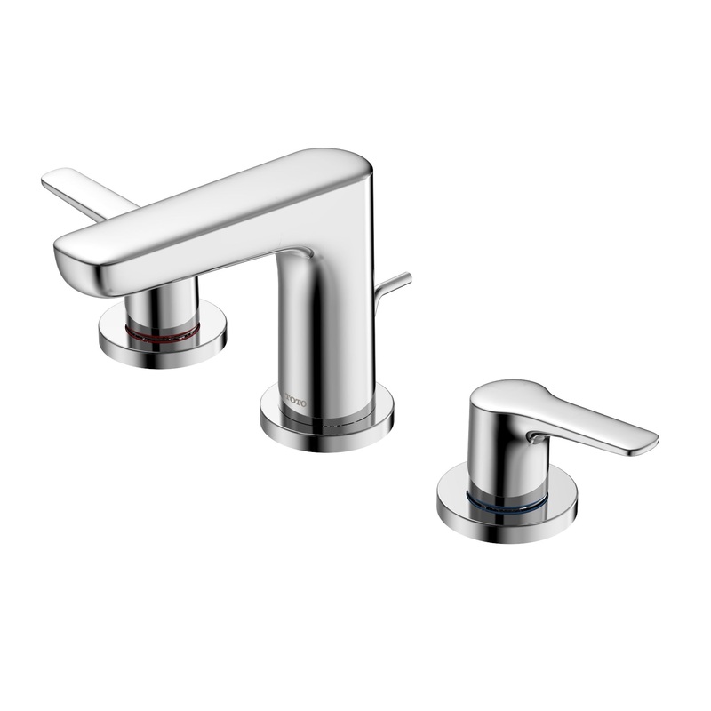 TOTO TLG03201U#CP GS Series Two Handle Widespread Bathroom Sink Faucet with Drain Assembly, Polished Chrome