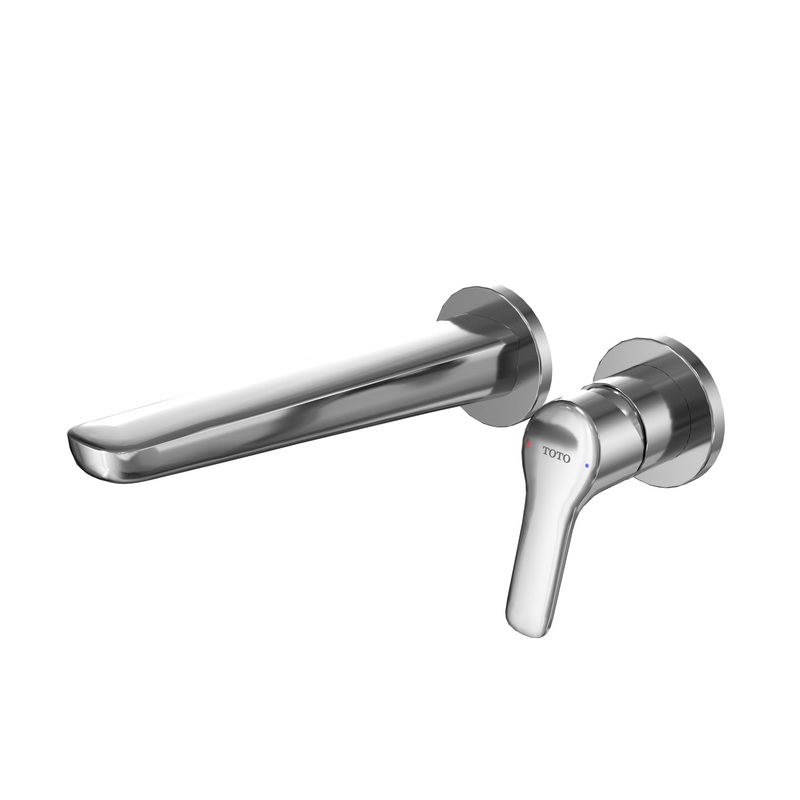 TOTO TLG03308U#CP GS 1.2 GPM Wall-Mount Single-Handle Bathroom Faucet in Polished Chrome