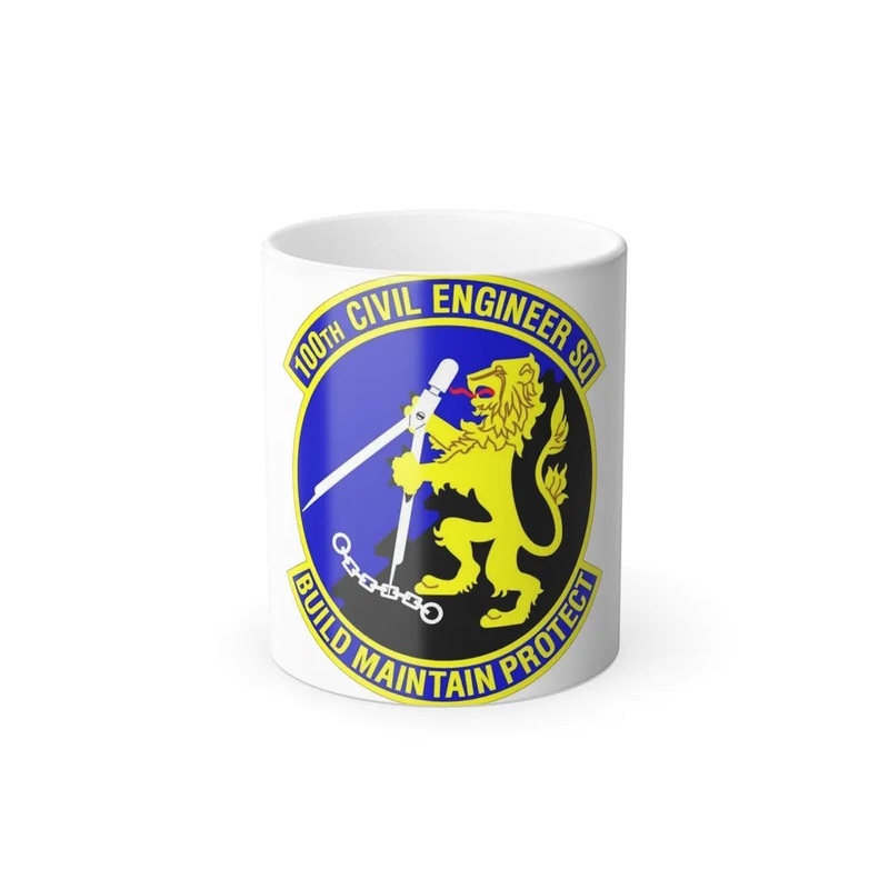100 Civil Engineer Squadron USAFE (U.S. Air Force) Color Changing Coffee Mug