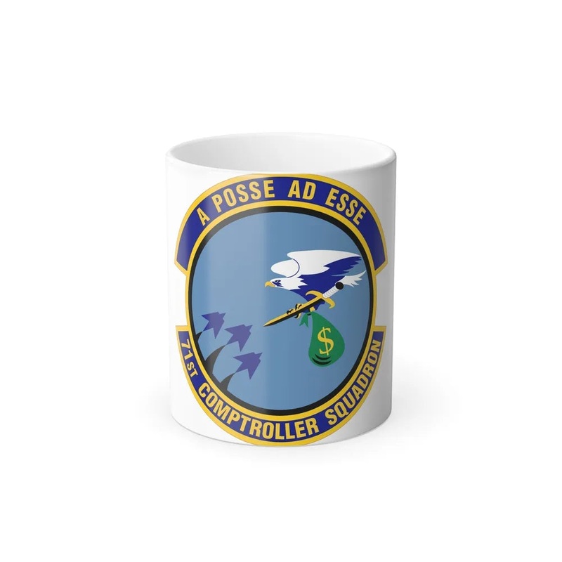 71st Comptroller Squadron (U.S. Air Force) Color Changing Coffee Mug