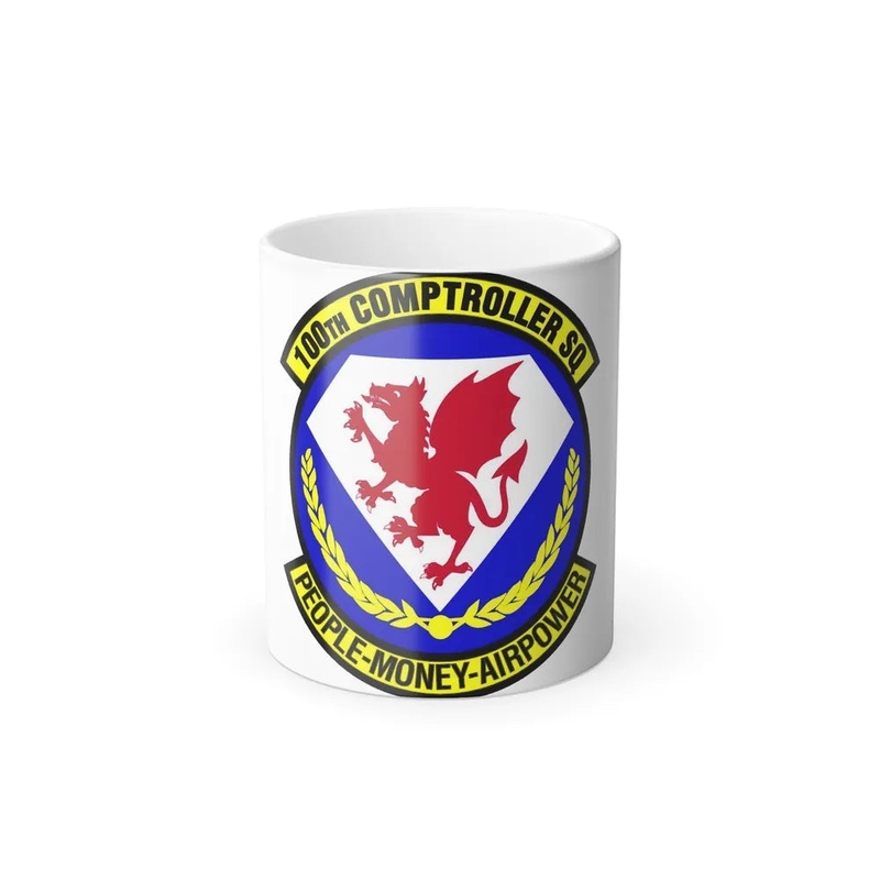 100 Comptroller Squadron USAFE (U.S. Air Force) Color Changing Coffee Mug