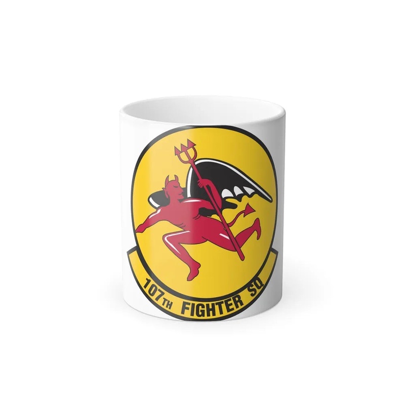 107th Fighter Squadron (U.S. Air Force) Color Changing Coffee Mug