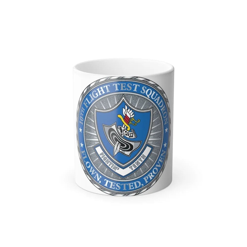 10th Flight Test Sq (U.S. Air Force) Color Changing Coffee Mug