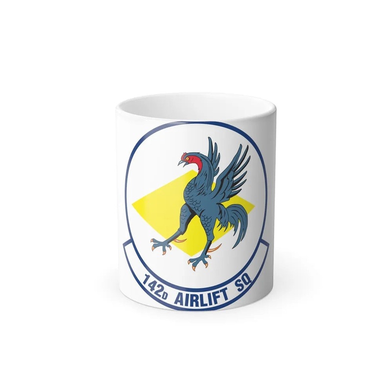 142 Airlift Squadron (U.S. Air Force) Color Changing Coffee Mug