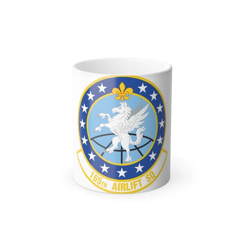 165 Airlift Squadron (U.S. Air Force) Color Changing Coffee Mug