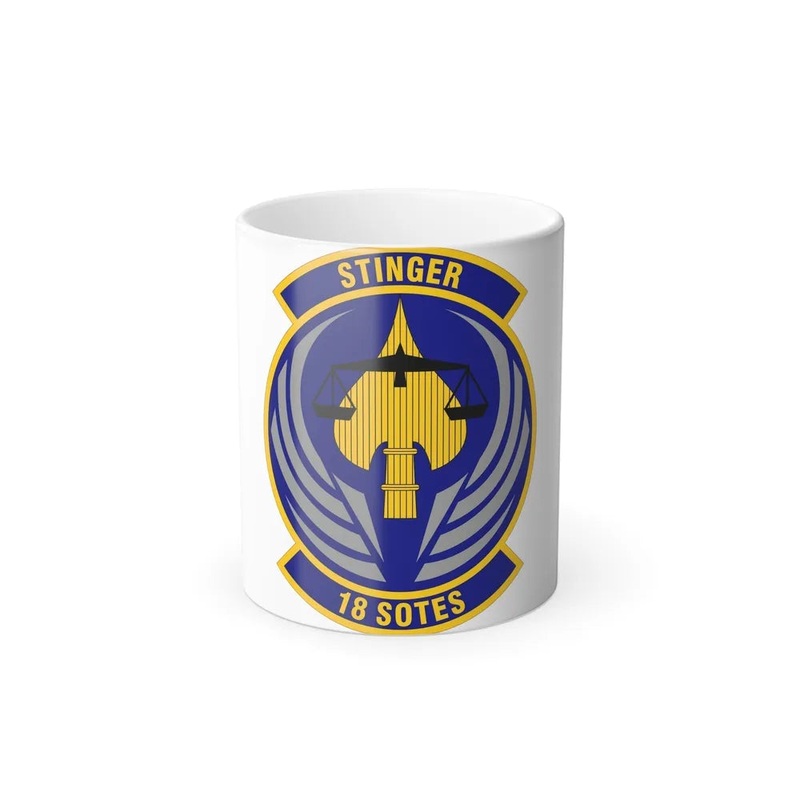 18 Special Operations Test and Evaluation Squadron AFSOC (U.S. Air Force) Color Changing Coffee Mug